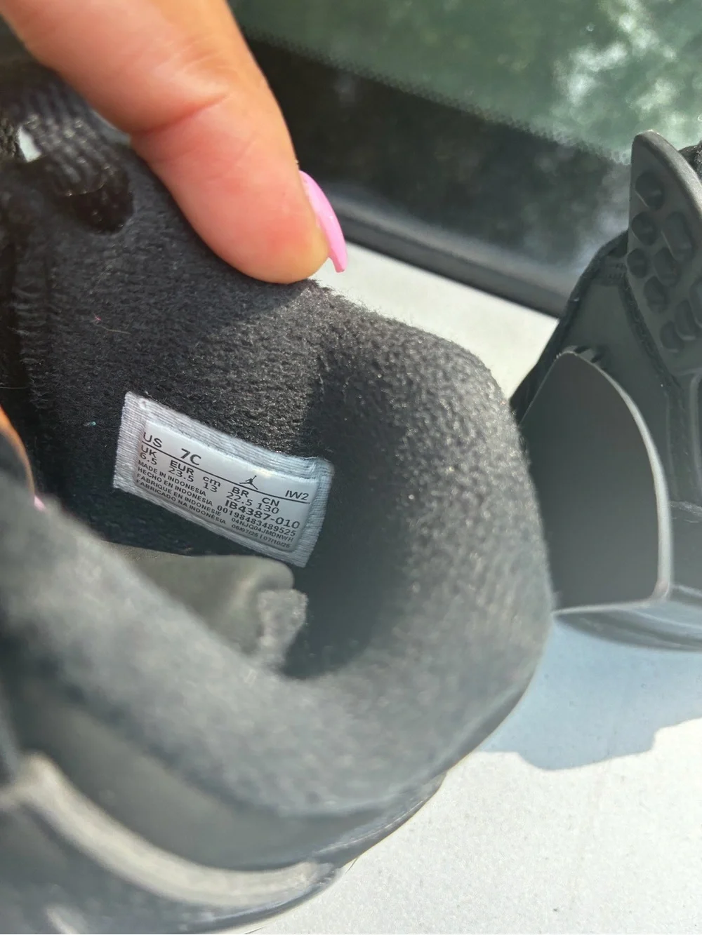 Kids Jordan 4 Black Cat Sneakers